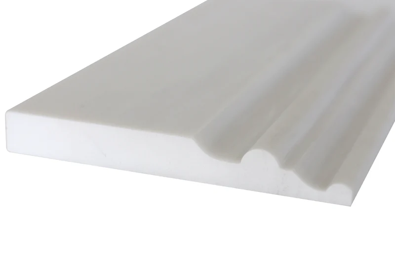 Sky White Honed Baseboard 8" x 16"